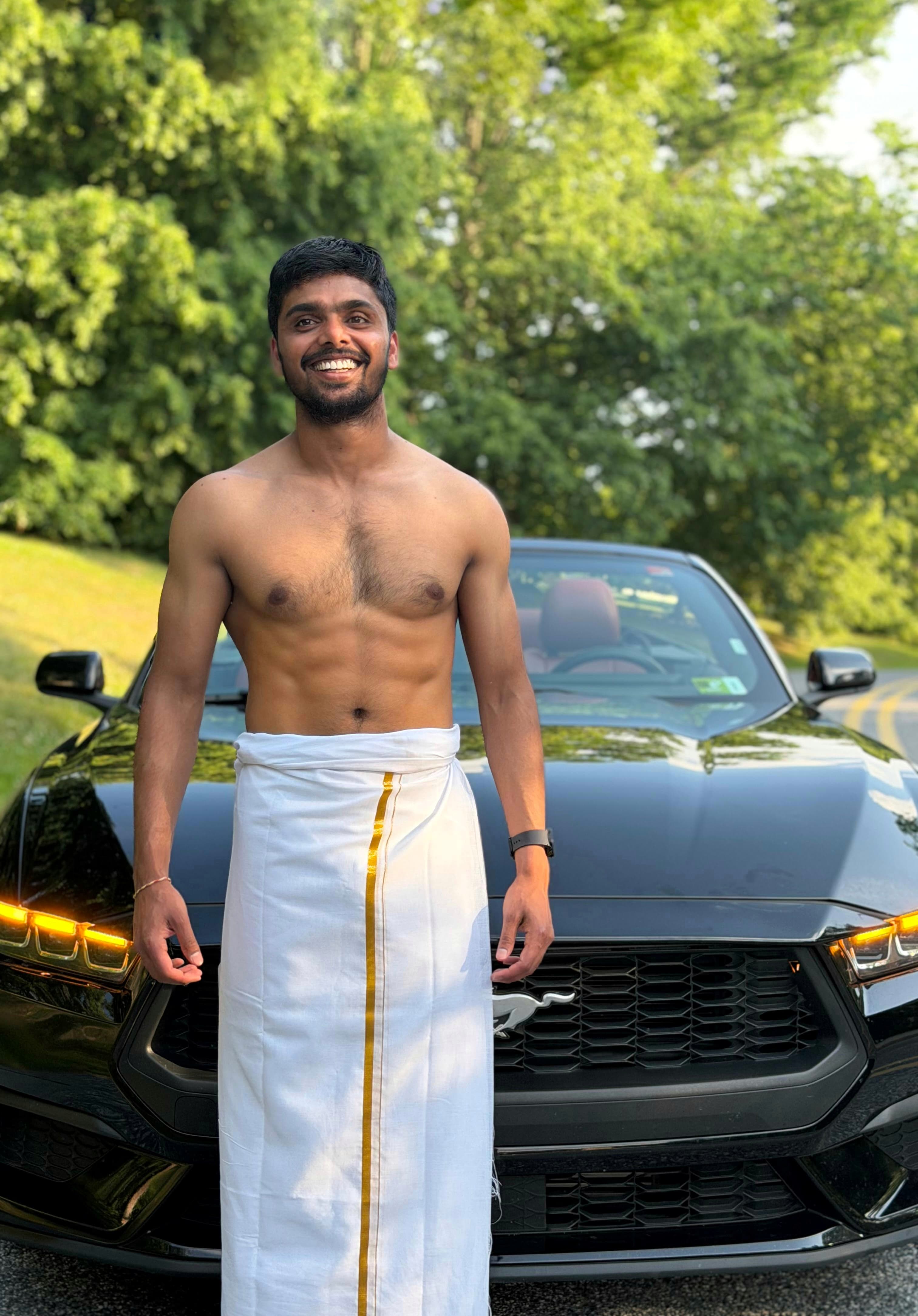 Srujan — confident fitness portrait